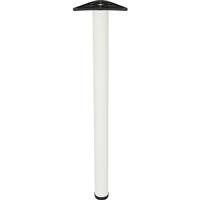 Rothley Worktop Leg 60mm x 870mm Matt in White Steel