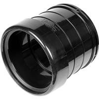 Aquaflow Coupling 110mm Single Socket in Black