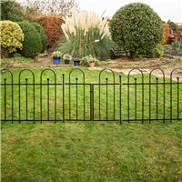 Apollo Easy Fit Fence Post 116cm (12 Pack) in Black Galvanised Steel