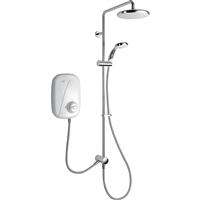 Mira Vigour Dual Power Shower in White