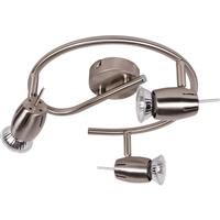 Inlight Pluto Satin GU10 3 Spiral Spotlight in Nickel