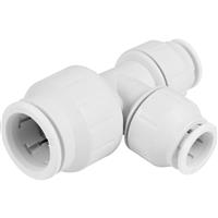 JG Speedfit Reducing Tee 22 x 15 x 15mm in White Plastic