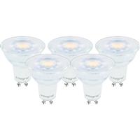 Integral LED Glass GU10 Lamp 3.6W Warm White 400lm (5 Pack)