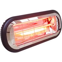 Airmaster Mini Infrared Heater 2000W in Black Aluminium