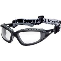 Bolle Tracker Hybrid Safety Glasses Clear in Black