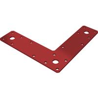Powapost Dual Coated L Bracket 150 x 150 x 38mm wide Powder Coated Steel