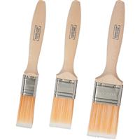 Hamilton For The Trade Synthetic Paintbrush Set 3 Piece in Birch Steel