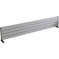 Ximax Oxford Duo Horizontal Designer Radiator 295 x 1800mm 3314Btu in White Steel
