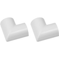D Line Trade D-Line Trunking Flat Bends Maxi (2 Pack)