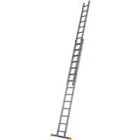 Werner Pro Square Rung Double Extension Ladder 4.13M Aluminium