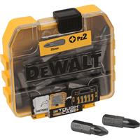 DeWalt Screwdriver Bits PZ2 25mm (25 Pack) in Black Plastic