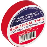 Insulation Tape 19mm x 33m in Red Steel