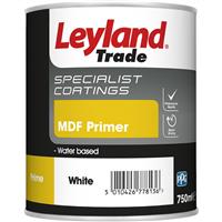 Leyland Trade MDF Primer Paint 750ml in White