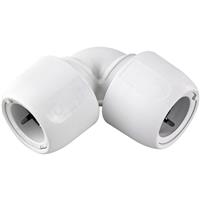Hep2O 90deg Elbow 22mm in White Plastic