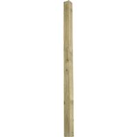 Forest Garden Green Fence Post 7ft (5 Pack) in Natural Timber