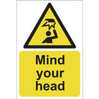 Centurion Mind Your Head Sign 200 x 300mm