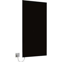 Ximax Infrared Panel Glass Heater 1200 x 600mm 2730 BTU 800W in Black Carbon Fibre Nickel Polymide