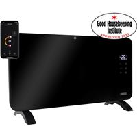 Princess Smart Panel Heater 1500W in Black Glass