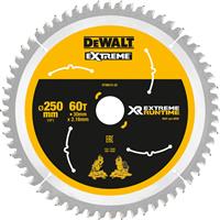 DeWalt XR FlexVolt Mitre Saw Blade 250mm x 30mm x 60T
