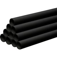 Aquaflow Solvent Weld Waste Pipe 30m 32mm x 3m (10 Pack) in Black PVCU