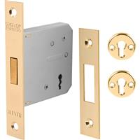 ERA 3 Lever Mortice Deadlock 76mm in Brass