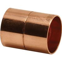 Endex End Feed Straight Coupler 22mm (5pk) in Copper