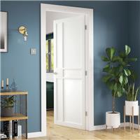 JB Kind City Internal Door 35 x 1981 x 610mm in White Mdf