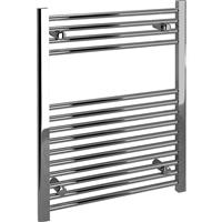 Kudox Flat Ladder Towel Radiator 750 x 600mm 908Btu in Chrome Steel