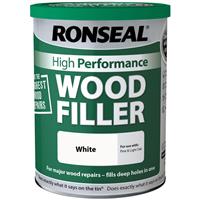 Ronseal High Performance Wood Filler 1kg in White Resin