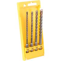 DeWalt Extreme 2 SDS Plus Masonry Drill Bit Set (4 Piece) Steel