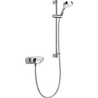 Mira Form Single Outlet Thermostatic Mixer Shower in Chrome Stainless Steel