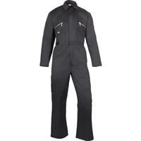 Dickies Men's Redhawk Coverall XXL in Black Cotton/Polyester