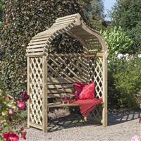 Rowlinson Jaipur Arbour 207.5cm (h) x 133cm (w) x 80cm (d) Timber