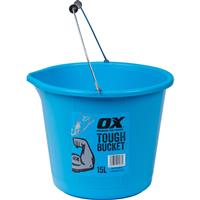 OX Pro Tough Bucket 15L in Blue Rubber