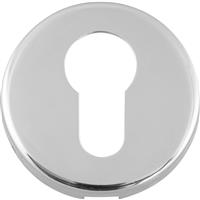 Eclipse Stainless Steel Euro Escutcheon Polished 52 x 8mm (2 Pack) in Silver