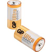 GP Ultra Alkaline Battery D (2 Pack)