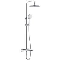 Bristan Buzz Thermostatic Bar Diverter Mixer Shower in Chrome Zinc Alloy