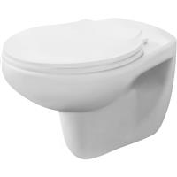 Nuie Melbourne Wall Hung Toilet with Soft Close Seat in White Vitreous China