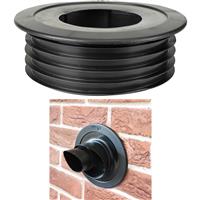 PipeSnug FlueSnug 100mm in Black