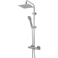 Highlife Nairn 2 Thermostatic Bar Diverter Mixer Shower in Chrome Brass