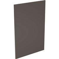 Kitchen Kit Flatpack J-Pull Kitchen Cabinet Base End Ultra Matt 900mm in Graphite Mdf