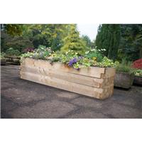 Forest Garden Caledonian Trough Raised Bed 42cm (h) x 180cm (w) x 45cm (d)
