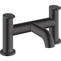 Hansgrohe Vernis Blend Taps Matt Bath Filler in Black Brass