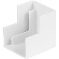 Profix Mini Trunking Accessories External Bend 25 x 16mm (10 Pack) in White PVC
