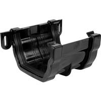 Aquaflow 120mm Ogee Union Bracket in Black PVCU