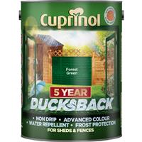 Cuprinol Ducksback Shed & Fence Treatment 5L Forest in Green