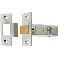 ERA Tubular Latch 76mm Zinc in Silver Brass