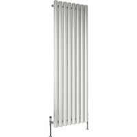 Ximax Devon Round Tube Designer Radiator 1800 x 585mm 5570Btu in White Steel