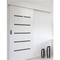 Coburn Single 60 One-Door System 900mm opening (Set) in Silver/Other Aluminium/Nylon