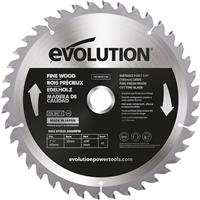 Evolution Fine Wood Blade 185mm x 40T Steel